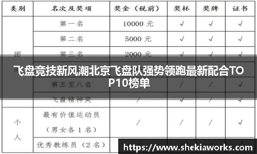 飞盘竞技新风潮北京飞盘队强势领跑最新配合TOP10榜单